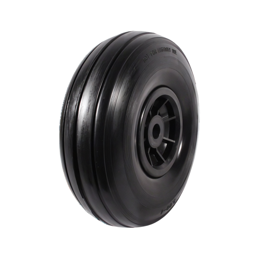 Massief anti-lek wiel 50 mm asgat lengte 3.00-4 