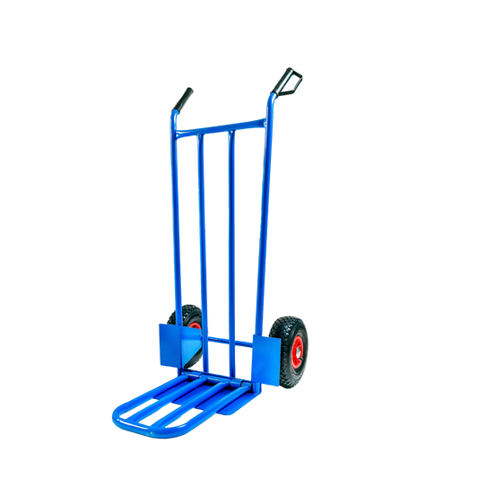 Steekwagen met luchtbanden met handige klep klep