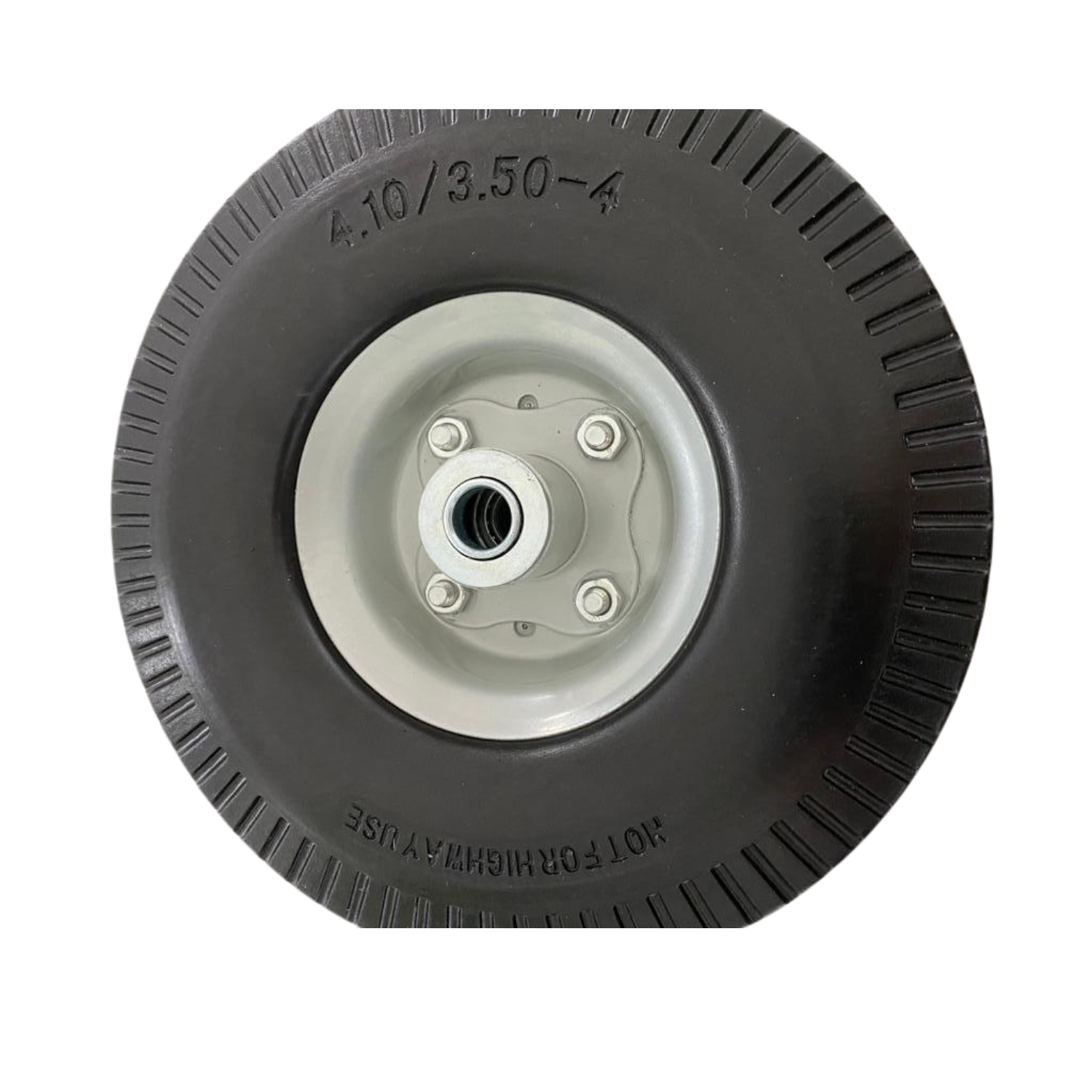 Steekwagen wiel praxis massief anti lek 16 mm as 4.10/3.50-4