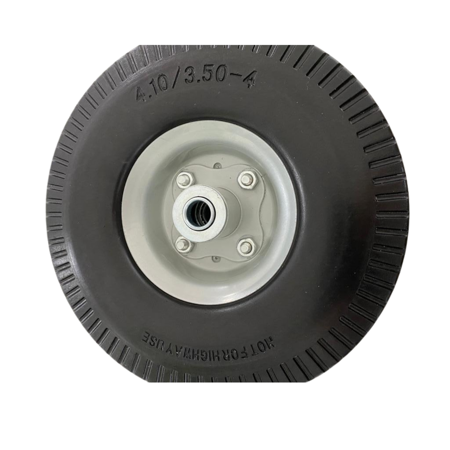 Steekwagenwiel praxis massief anti lek 16 mm as 4.10/3.50-4