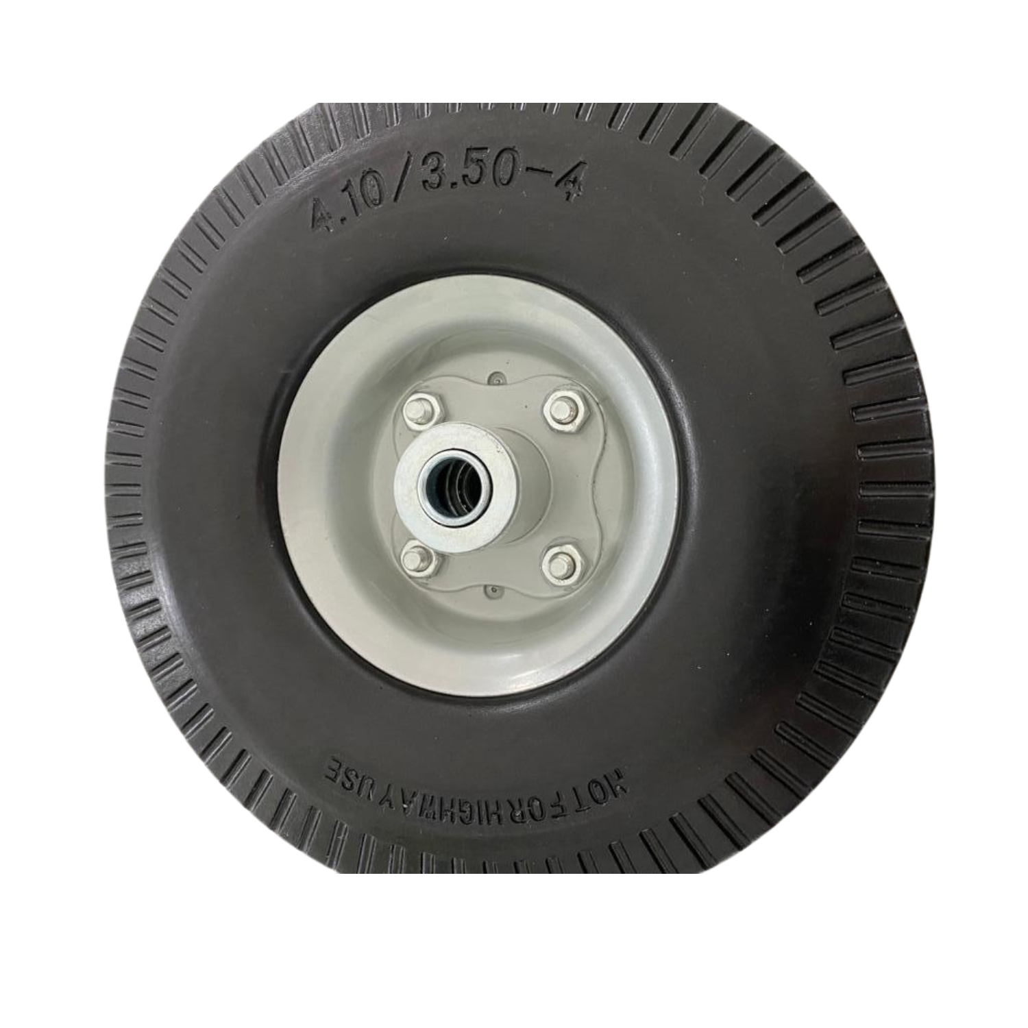 Steekwagenwiel praxis massief anti lek 16 mm as 4.10/3.50-4