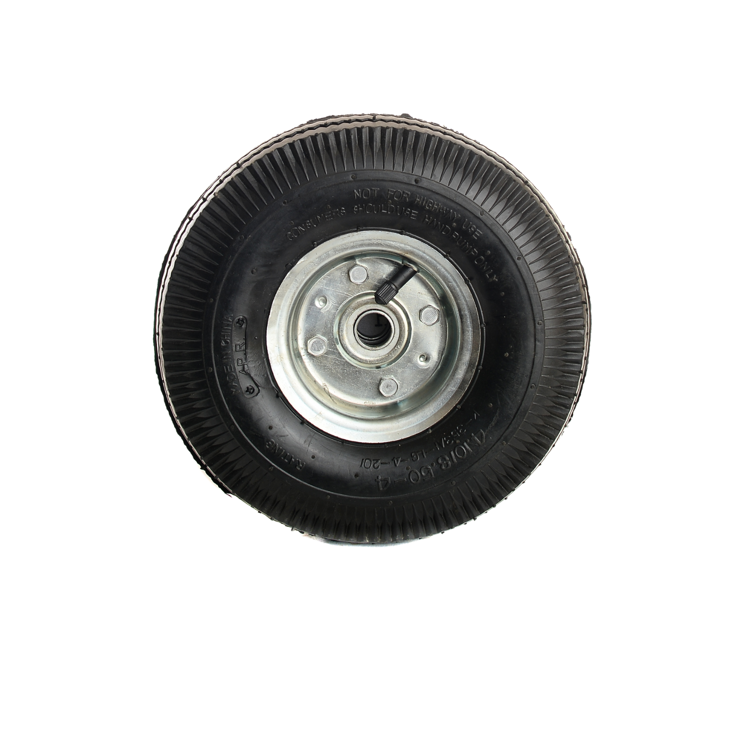 steekwagenwiel 16 mm luchtband