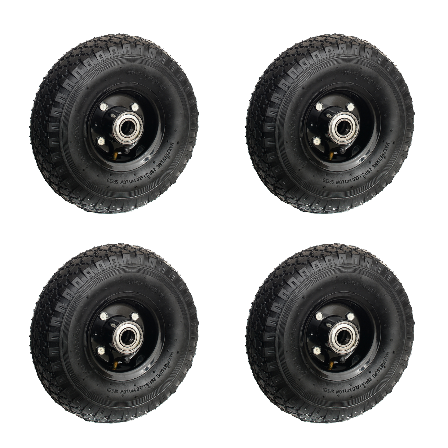 wielen bolderkar steekwagen 3.00-4 as 20 mm naaflengte 75 mm