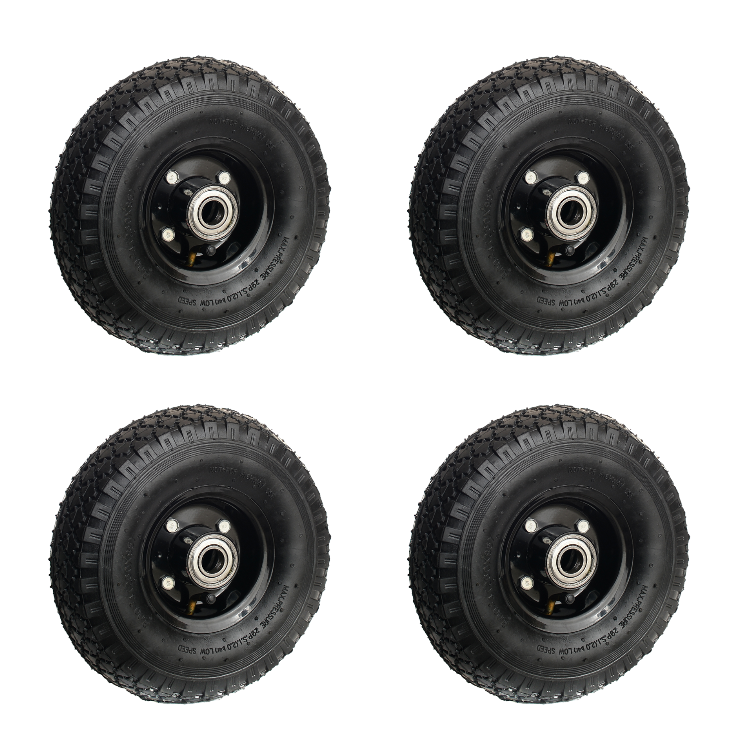 wielen bolderkar steekwagen 3.00-4 as 20 mm naaflengte 75 mm